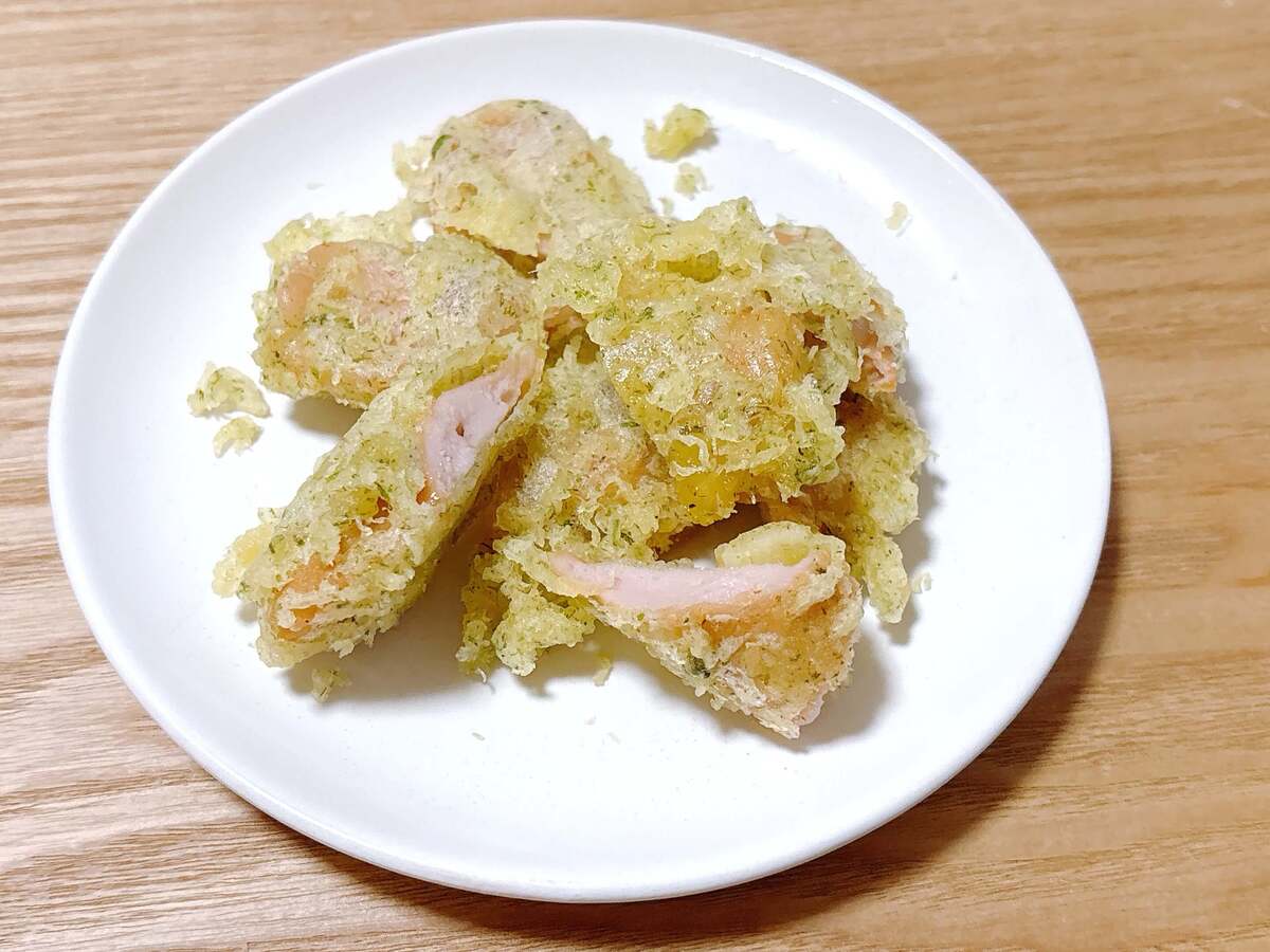 ニッスイ公式「おさかなのソーセージの磯辺揚げ」