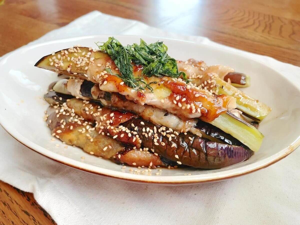 肉巻きナス