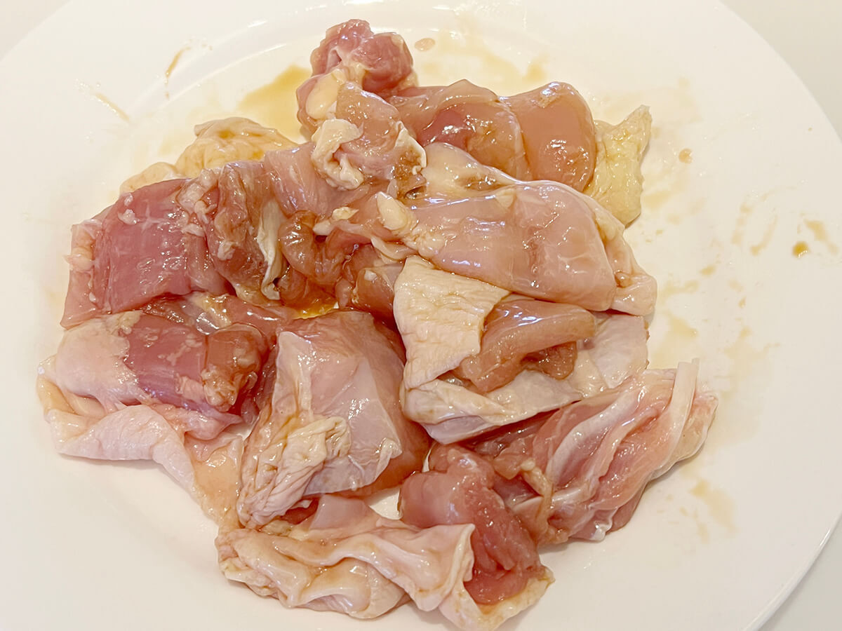 ブロッコリーと鶏肉の塩レモン炒め