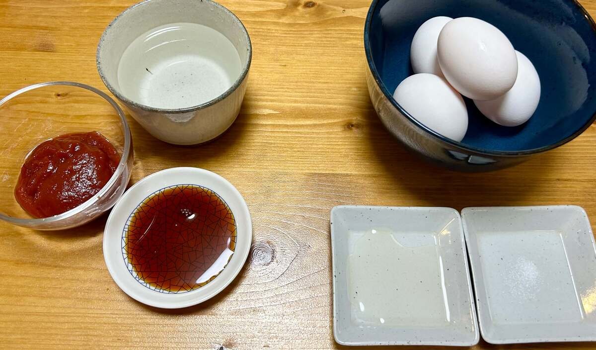 キッコーマン公式「変わり味玉ケチャップしょうゆ味」のレシピ