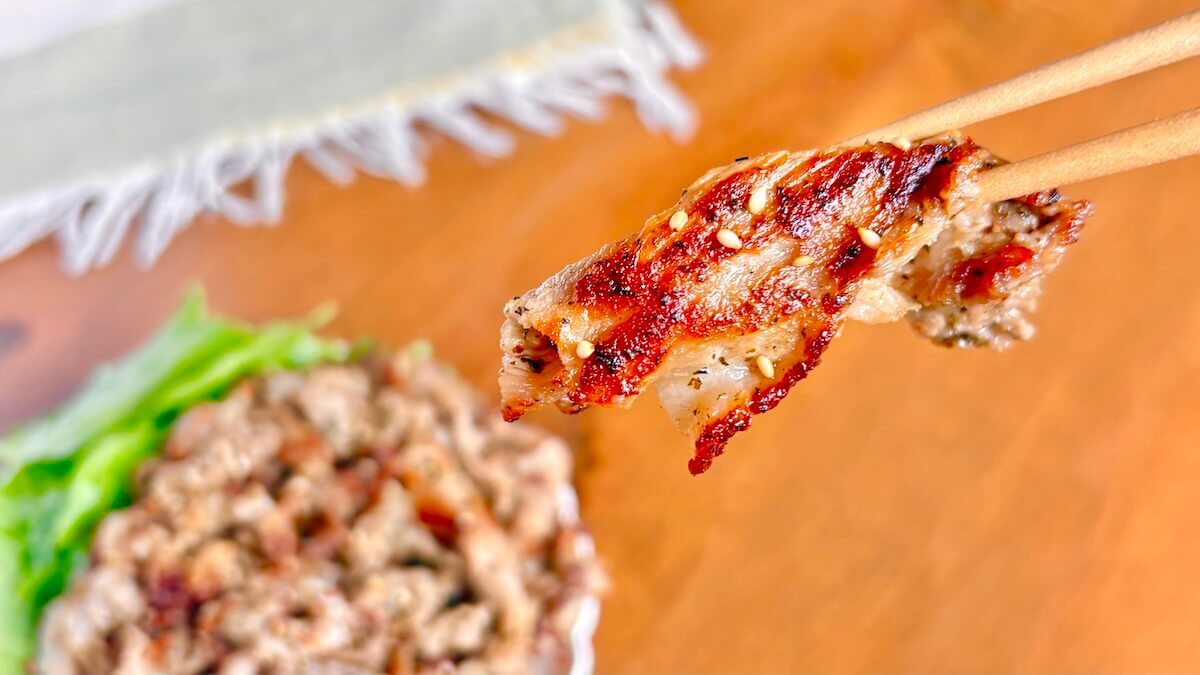 脱サラ料理家ふらお「豚こまのゆかりマヨ炒め」のレシピ