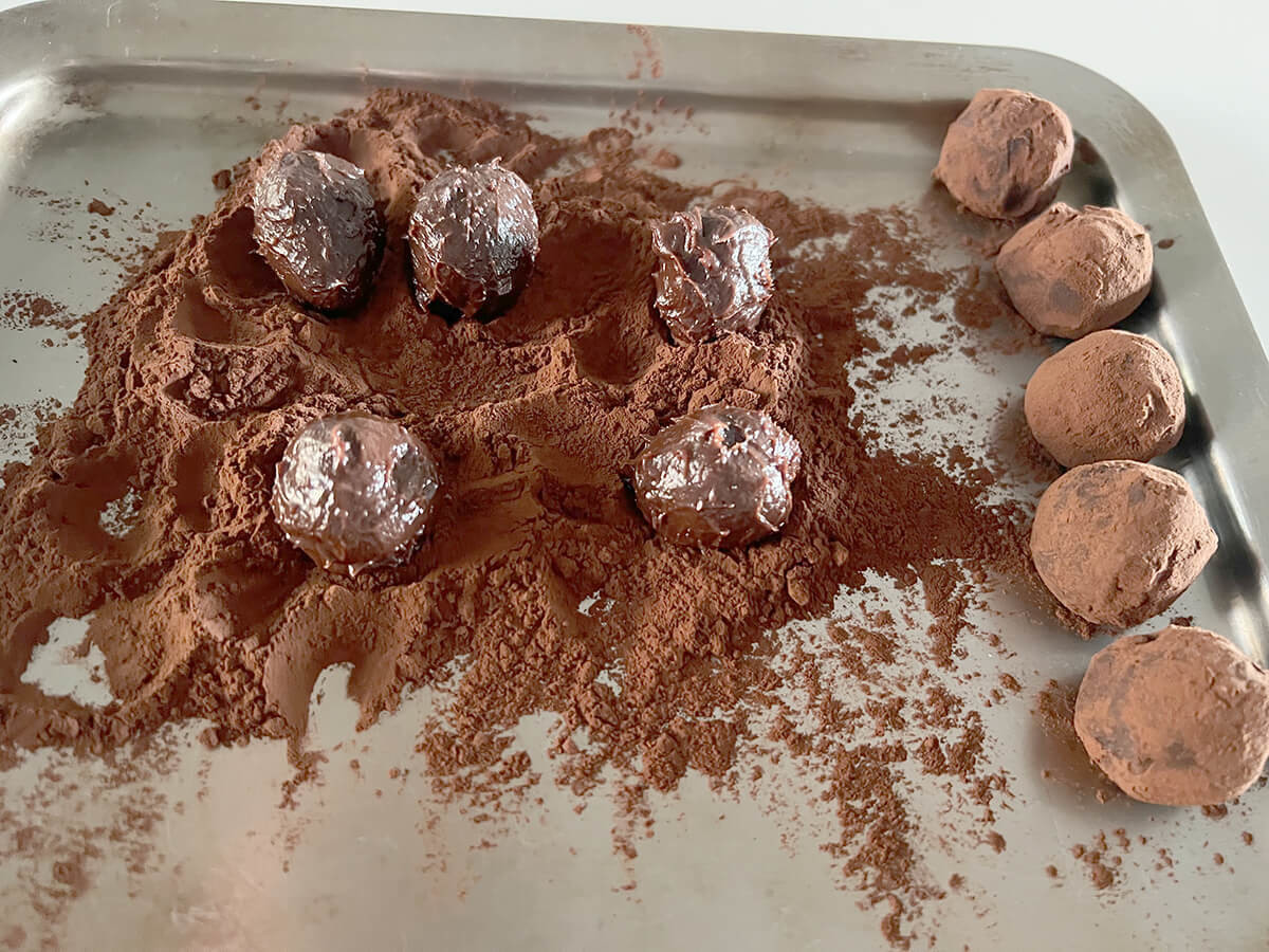 マルホン胡麻油公式「チョコトリュフ」