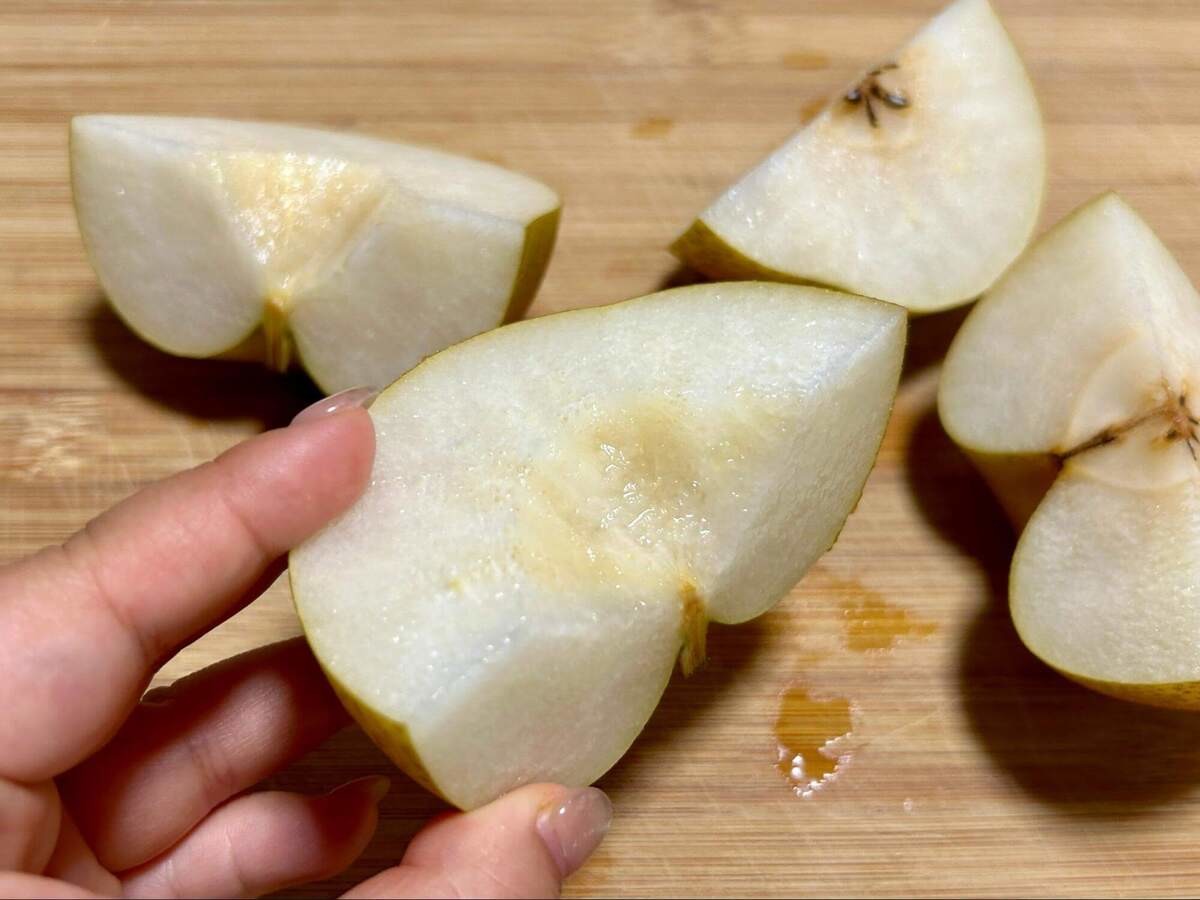 中野瑞樹さんが教える梨の切り方