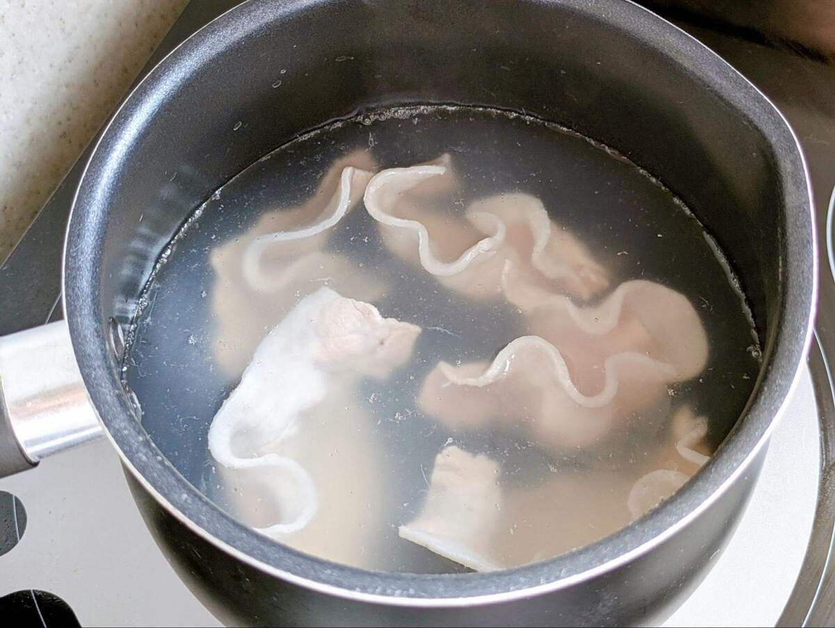 豚しゃぶのとろろ酢そうめん
