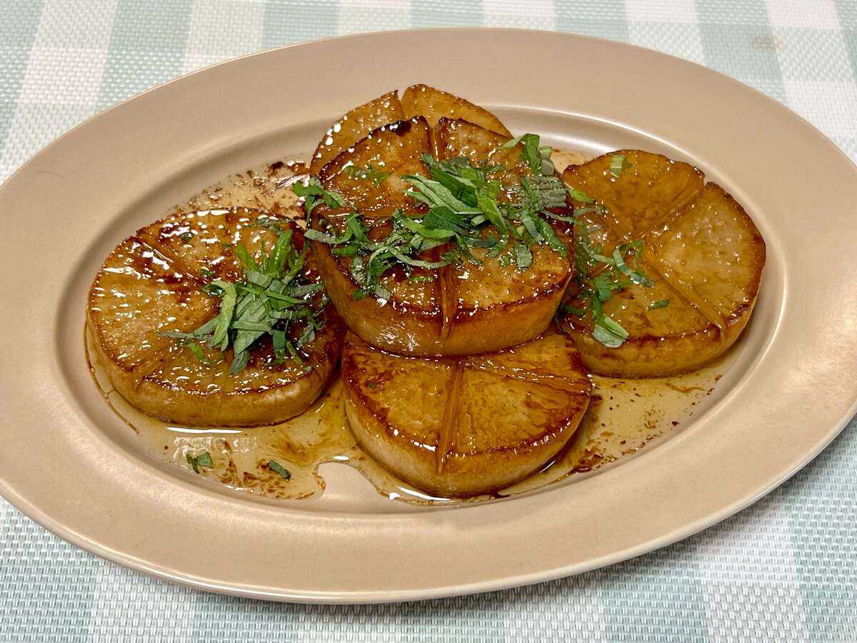 ミツカン公式「バタぽんで楽しむ！大根ステーキ」