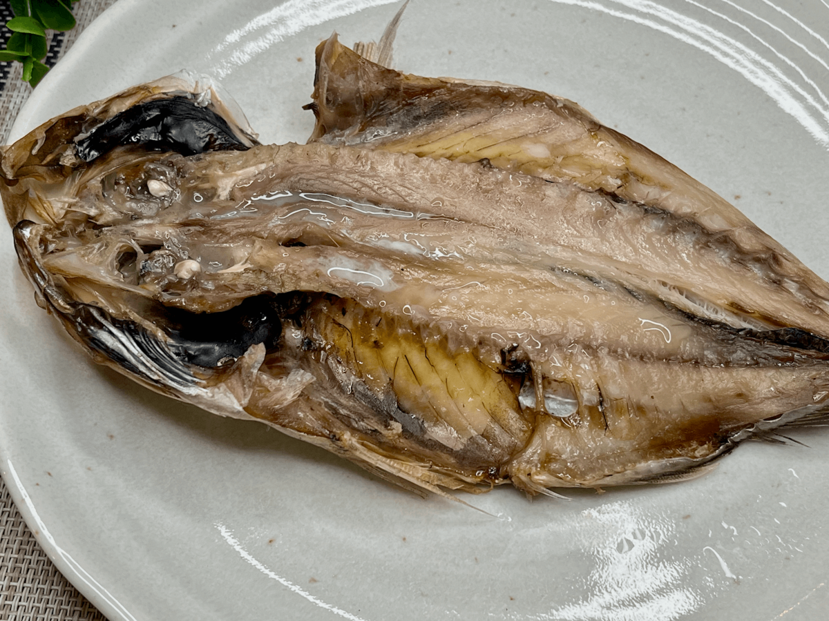 村上祥子さん「電子レンジでアジの干物を焼く方法」