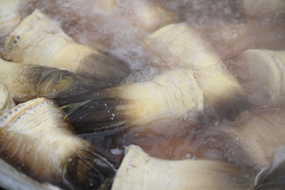 お願い！たけのこのアク抜き