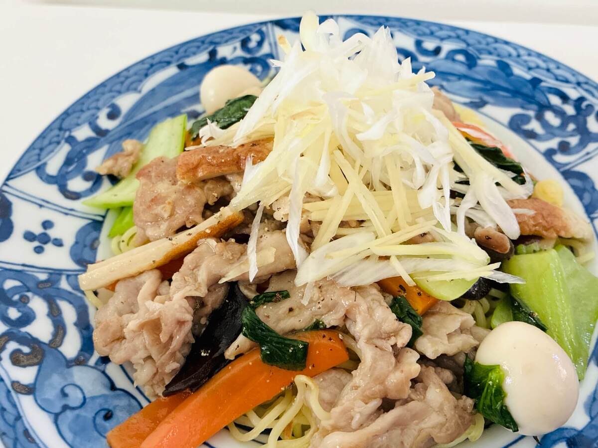 八宝菜あんかけ焼きそば