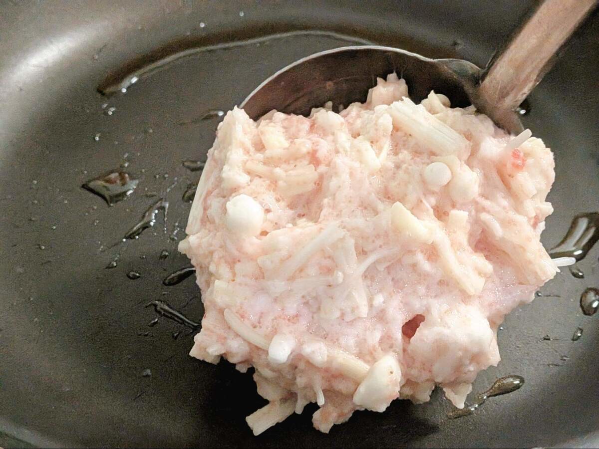本田翼さんが作った「長芋のお好み焼き風」