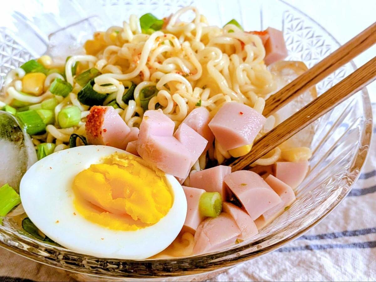 冷やしみそコーンラーメン