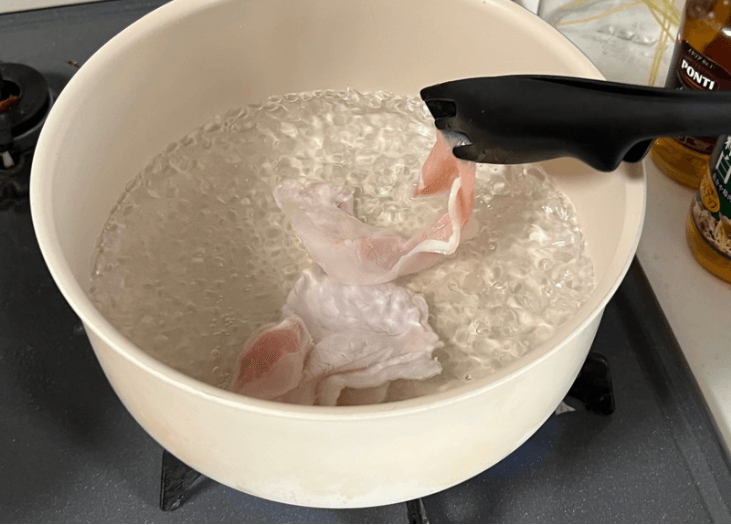 大原千鶴さん「ひらひら豚大根」のレシピ