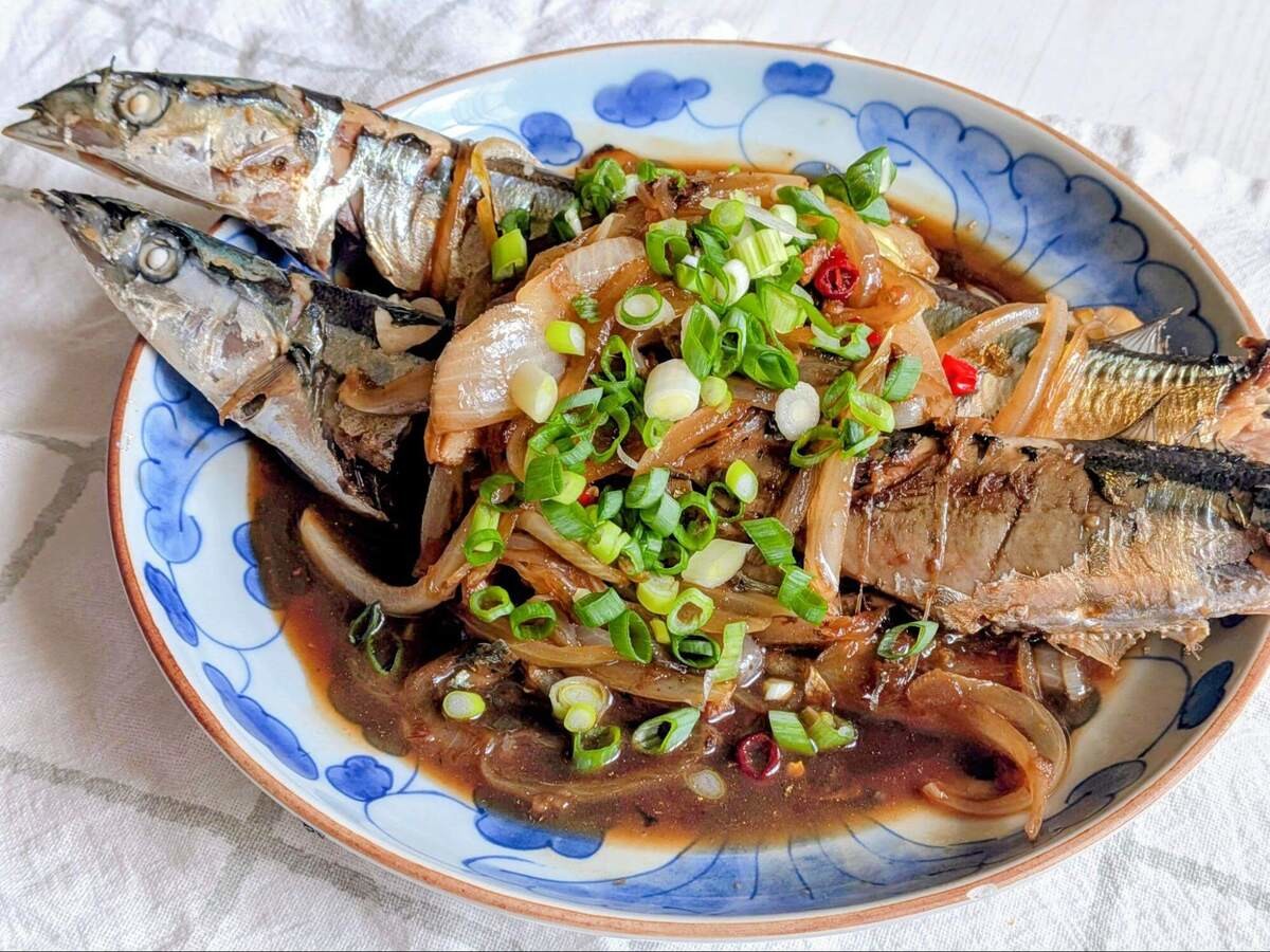 秋刀魚の中華風ソース