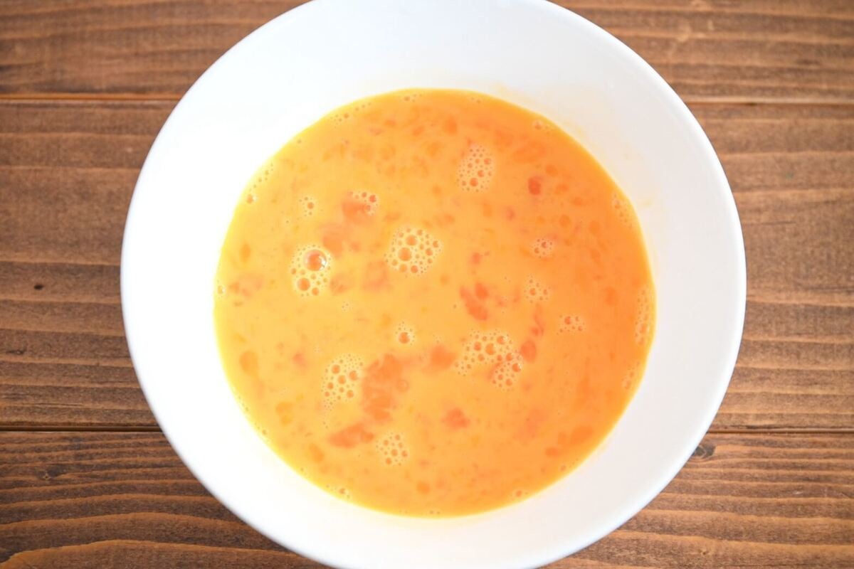 ミツカン「豚肉とほうれん草のとろたまバタぽん炒め」