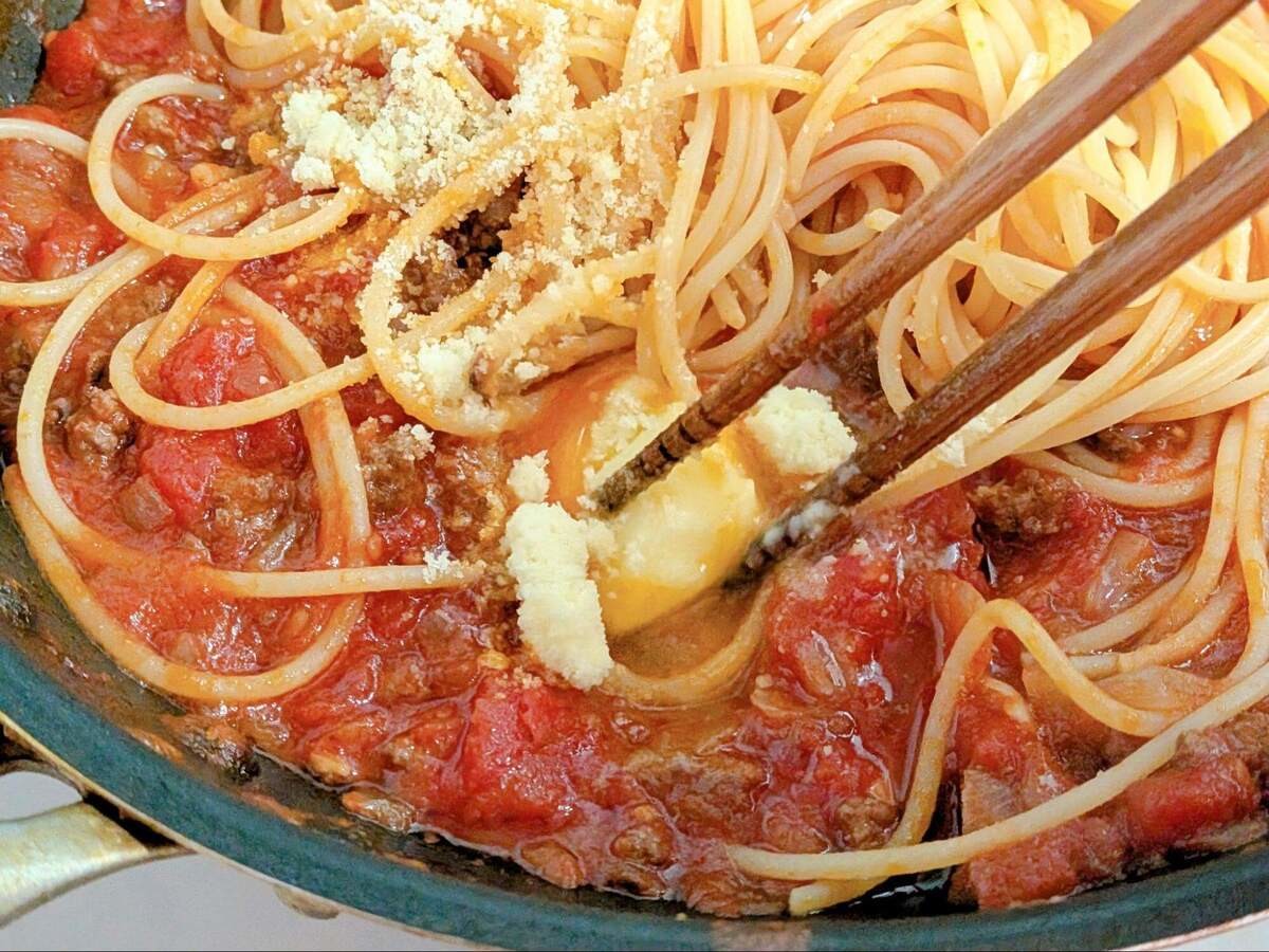 鈴木弥平さん「ミートソーススパゲッティ」