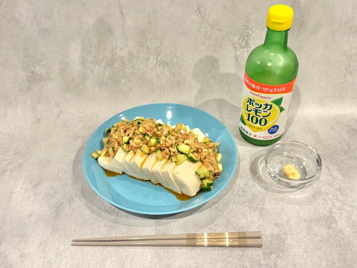 和田明日香さん「味付け一本 冷ややっこ」