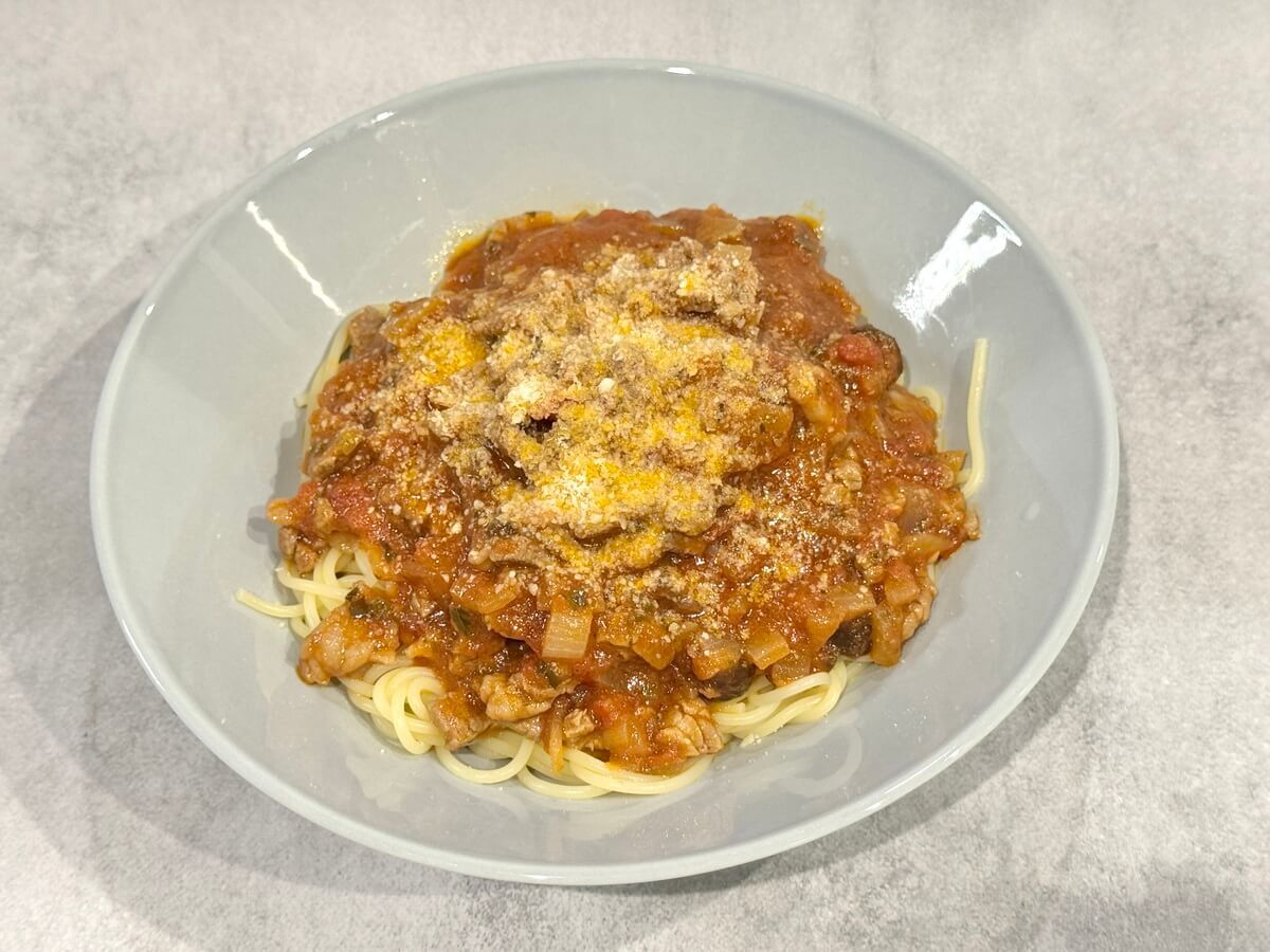 木村拓哉さん「木村拓哉ミートソースパスタ」