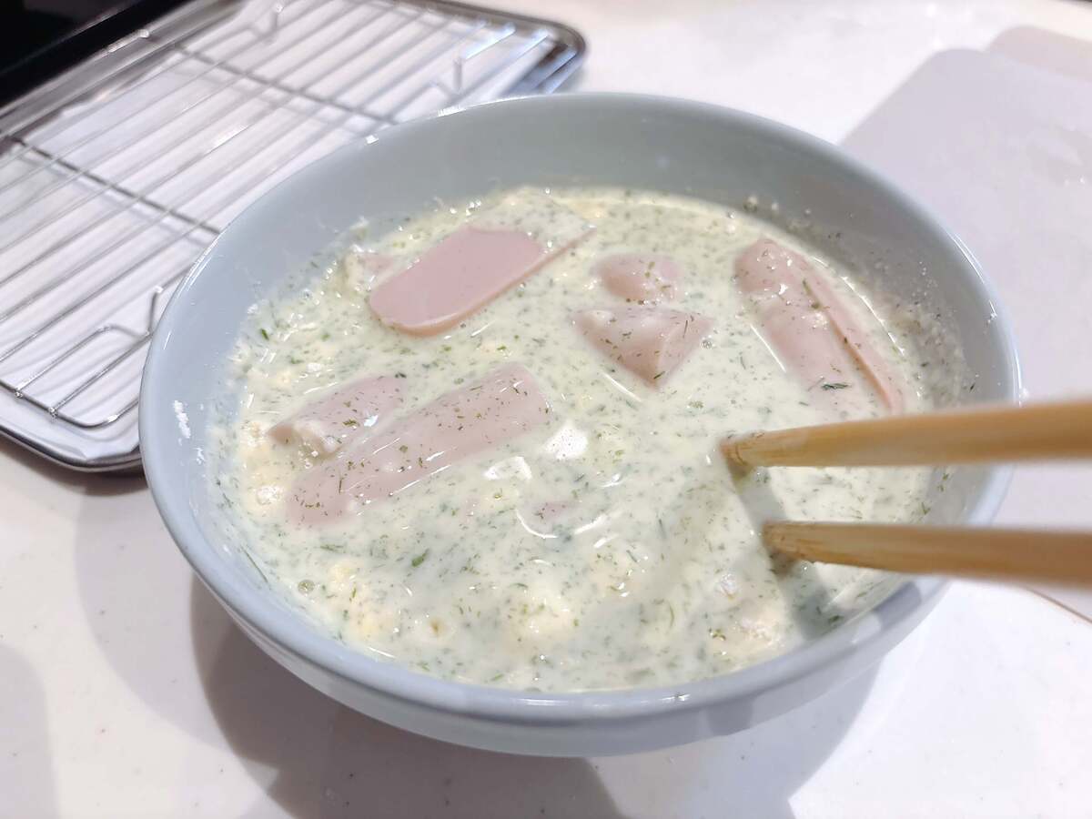 ニッスイ公式「おさかなのソーセージの磯辺揚げ」