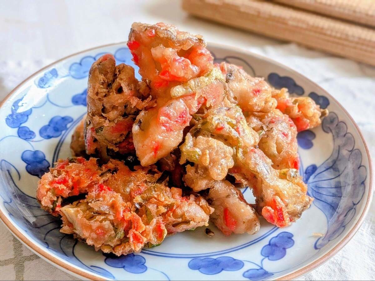 マイタケのたこ焼き風
