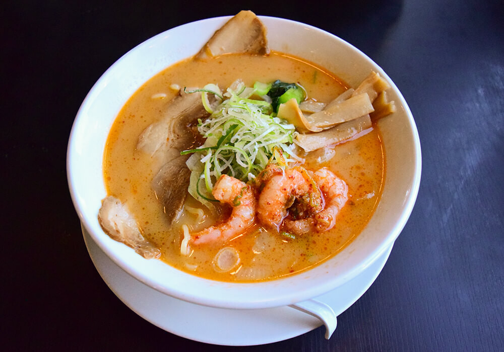 幸楽苑「エビ味噌らーめん（大盛り）」