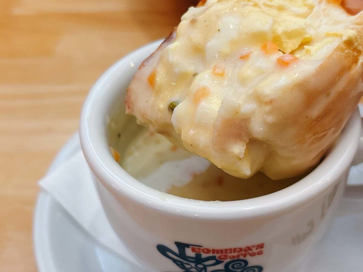 コメダ珈琲の新メニュー「クラムチャウダー&ミネストローネ」