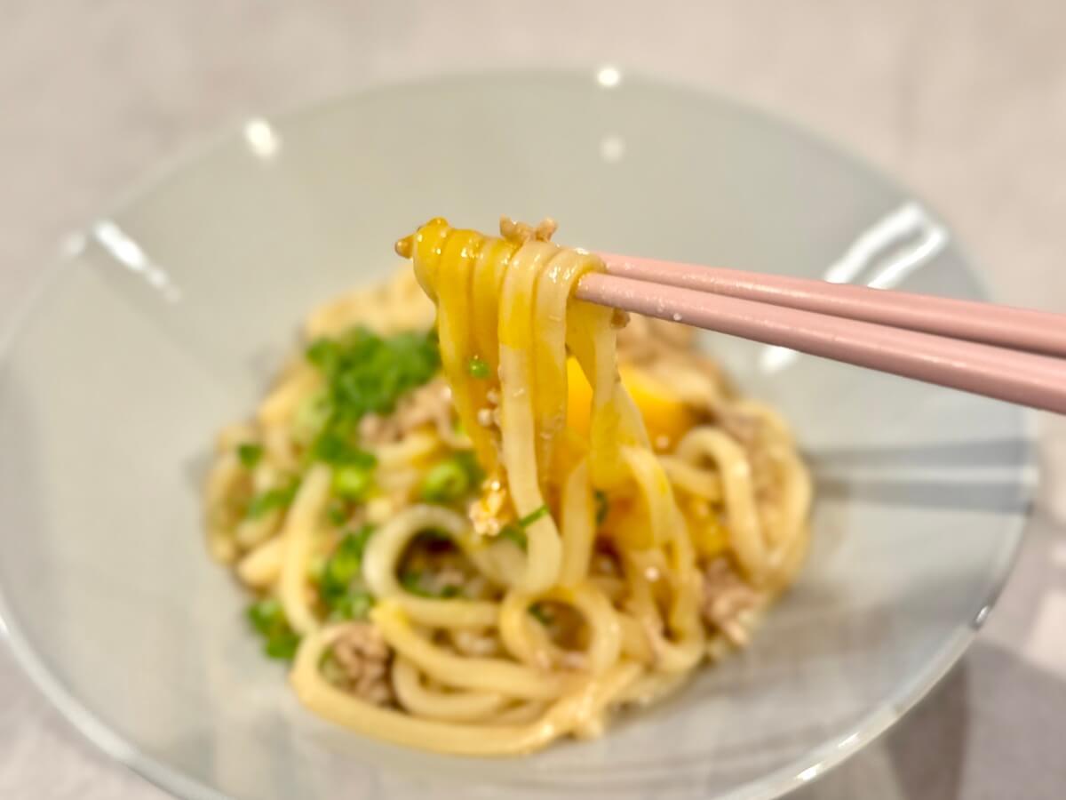 台湾まぜそば風うどん