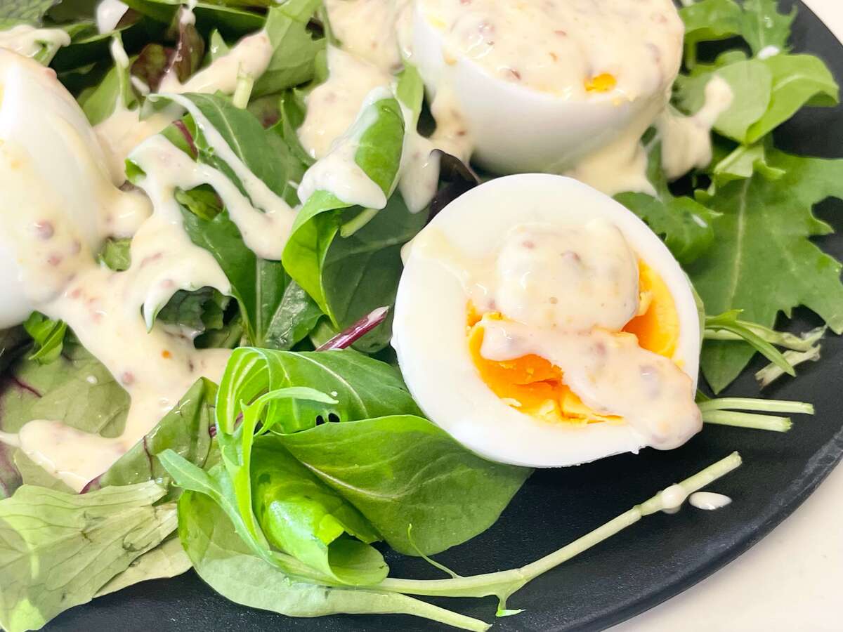 大原千鶴さん「ウフマヨ巣ごもりサラダ」