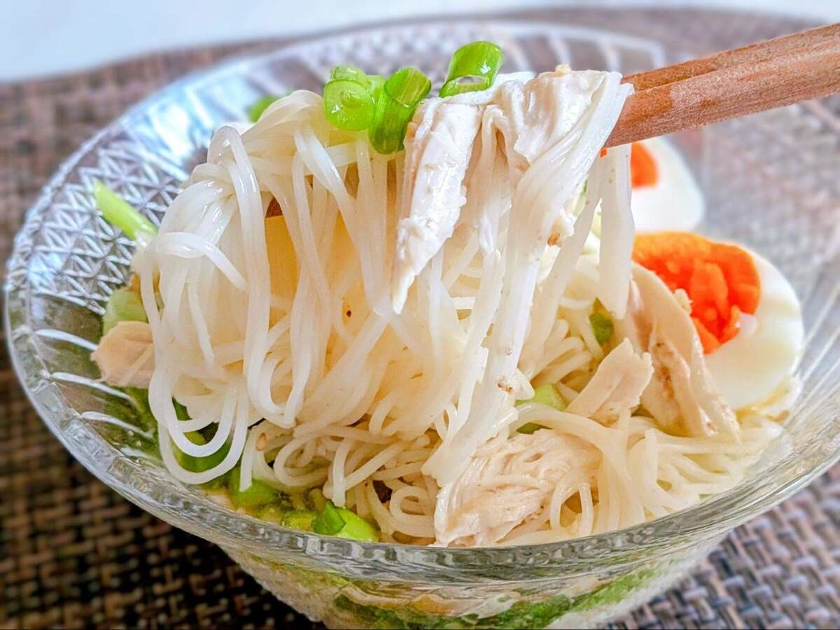 やみつき鶏塩そうめん