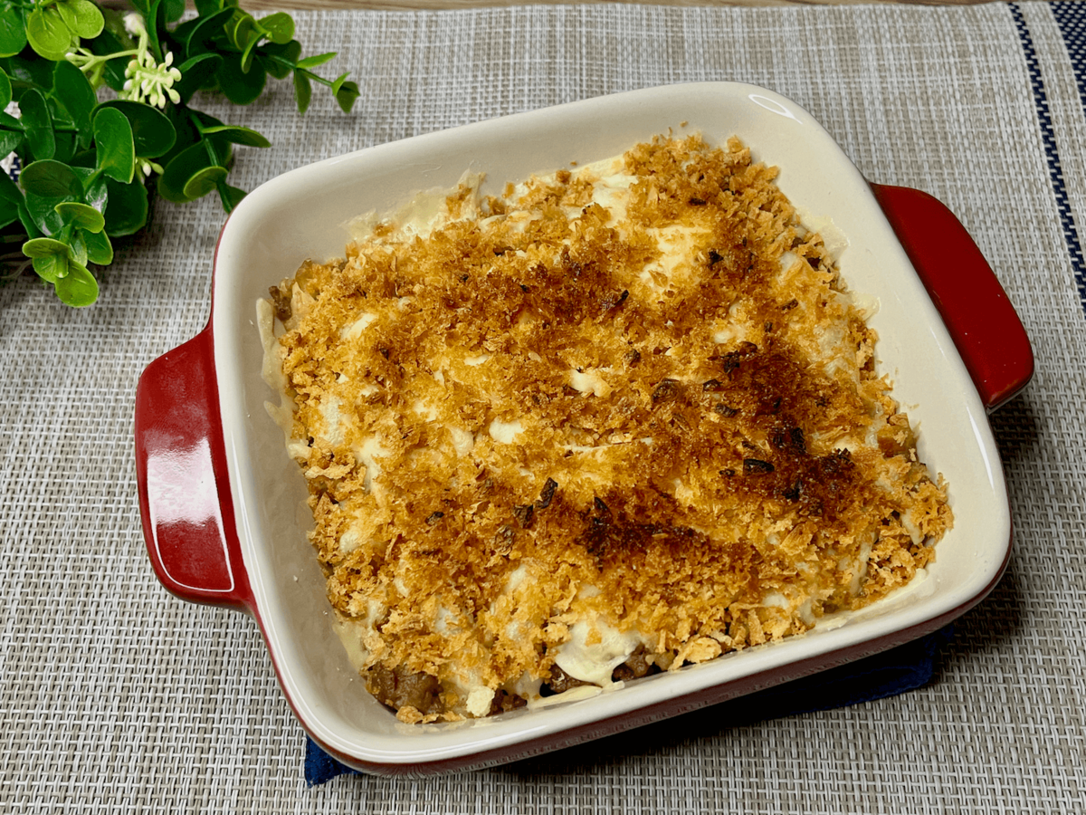 ポテトのタカタクさん「揚げないチーズコロッケ」