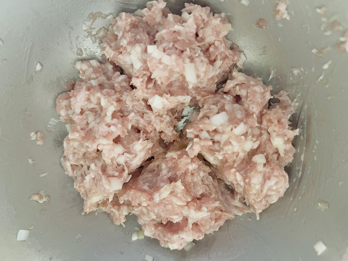 厚揚げの肉詰め煮