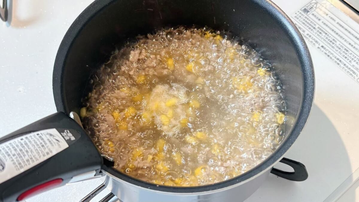 みそバターそぼろラーメン