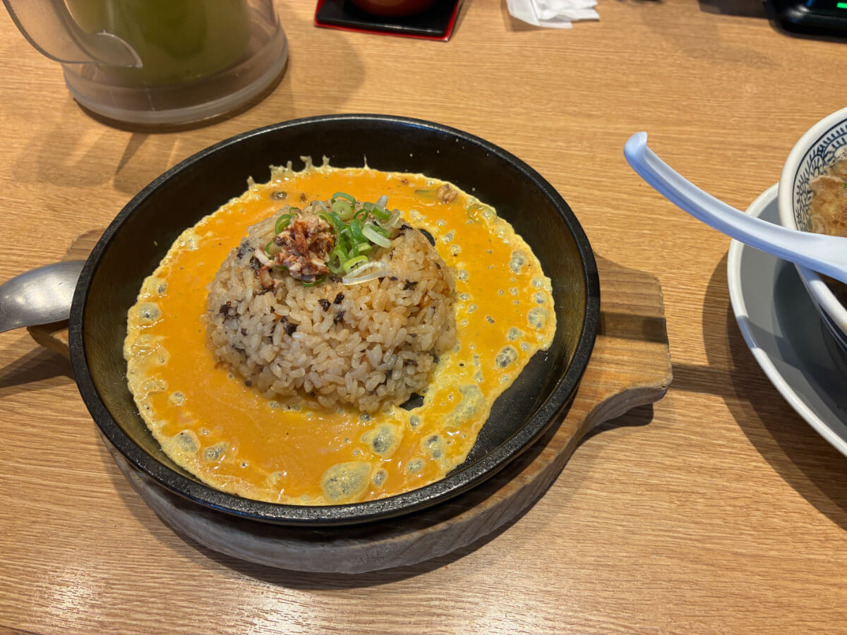 丸源ラーメン「肉そば×鉄板玉子チャーハン」実食