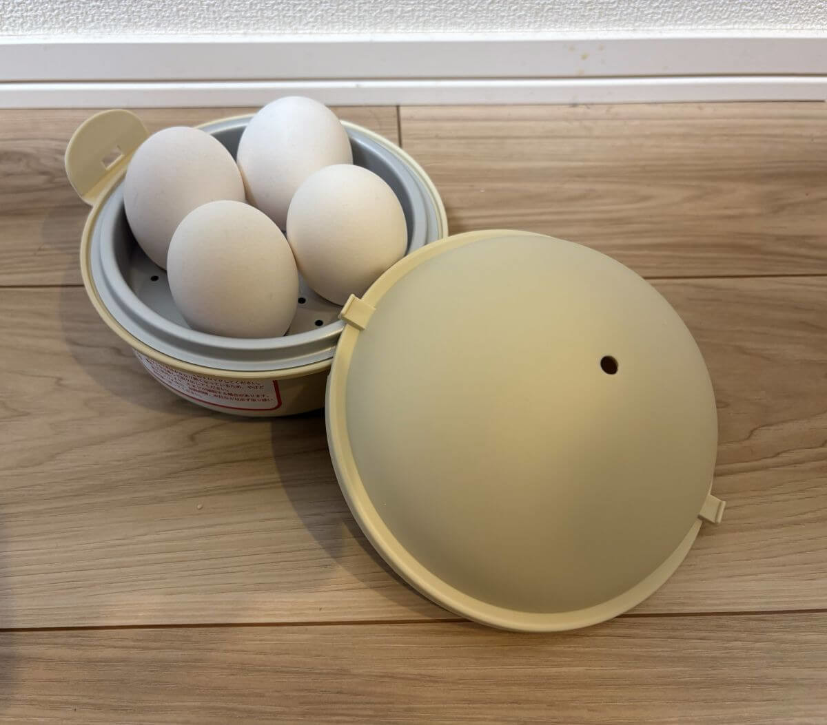 レンジで簡単!ゆでたまごメーカー