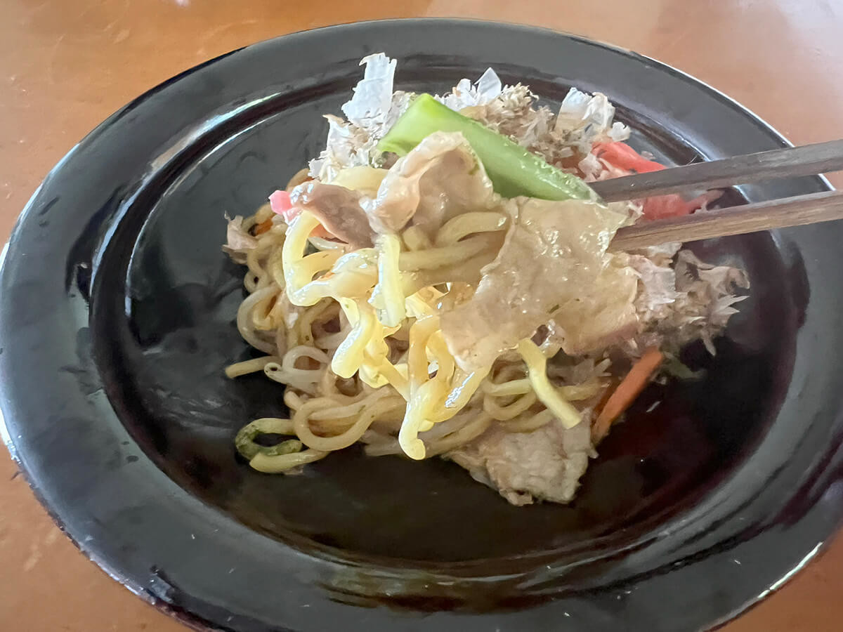 宝酒造さん「こってり甘口焼きそば」