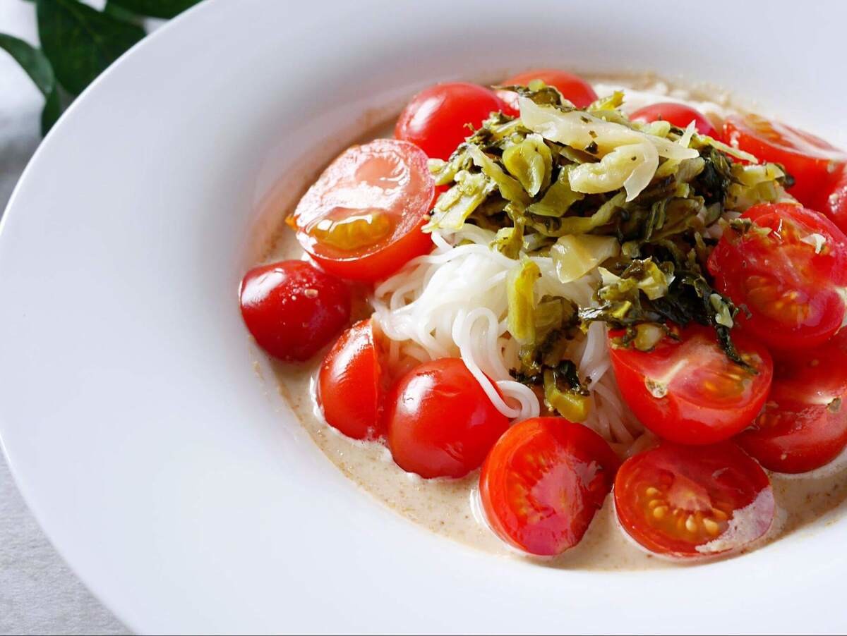 ごまだれトマトそうめん
