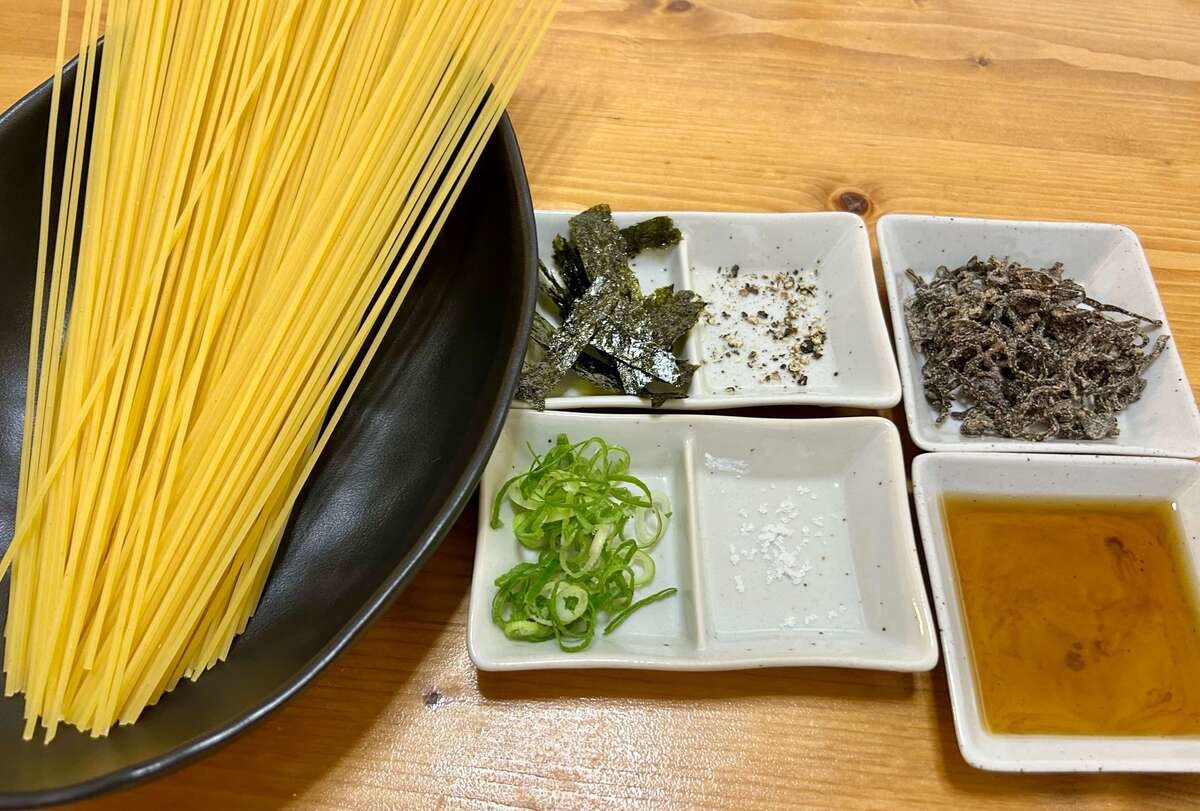 塩昆布パスタ
