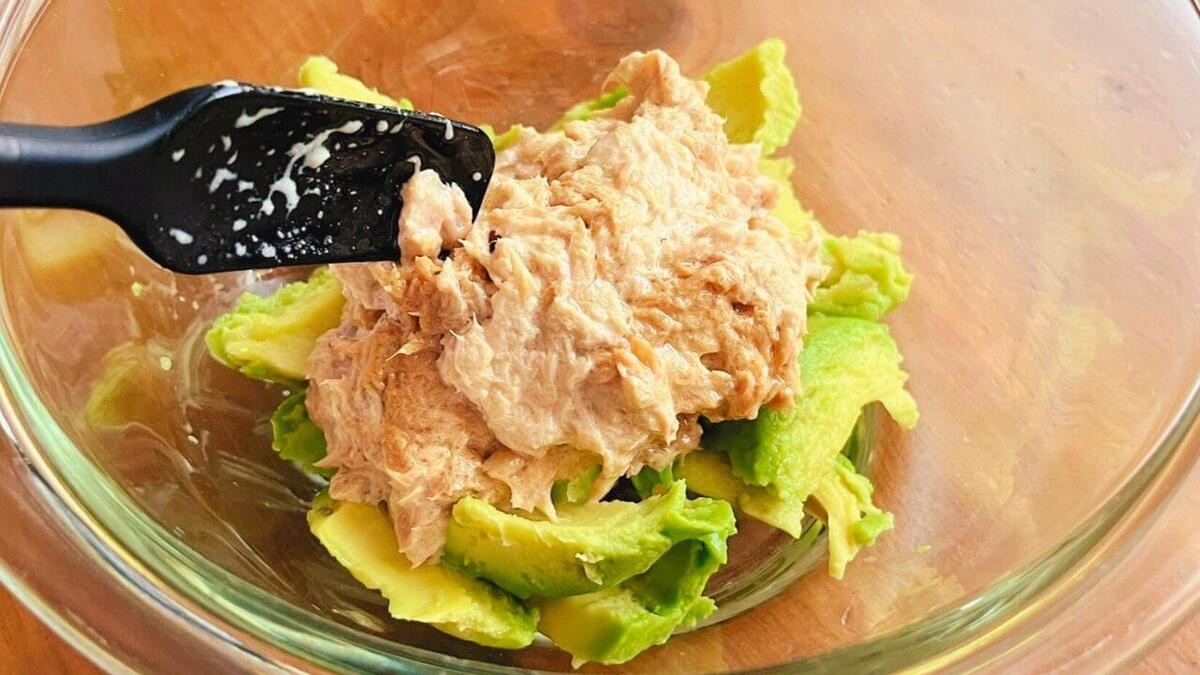 「アボカドのツナマヨあえ」