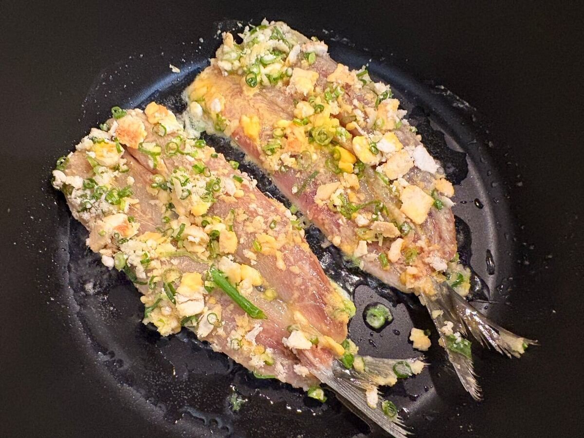 いわしのカリカリ焼き