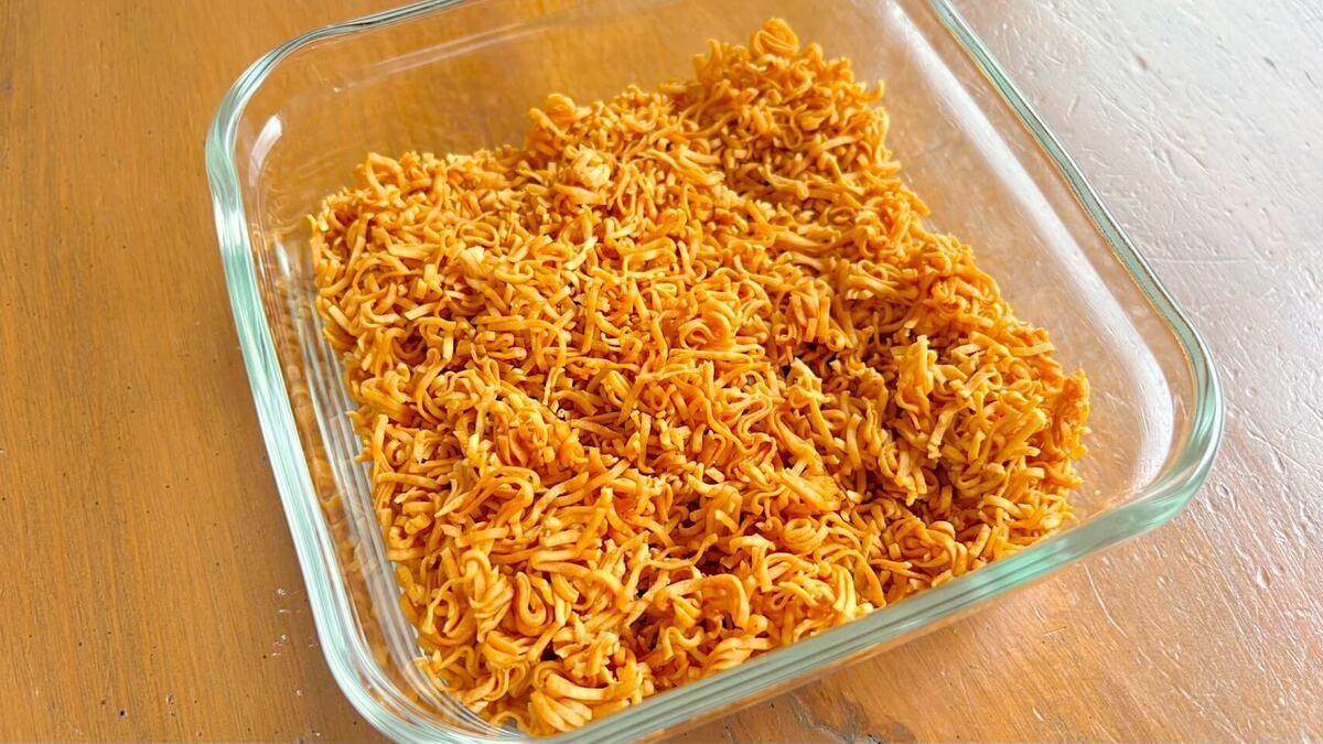 「チキンラーメン炒飯風」のレシピ
