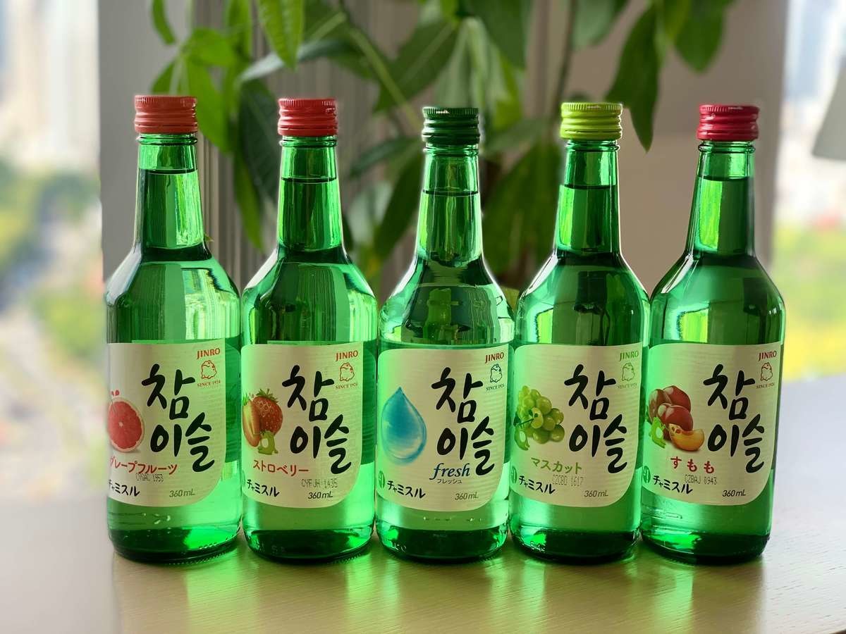 韓ドラ定番！緑の瓶の韓国焼酎「チャミスル」7種飲み比べ！おすすめの