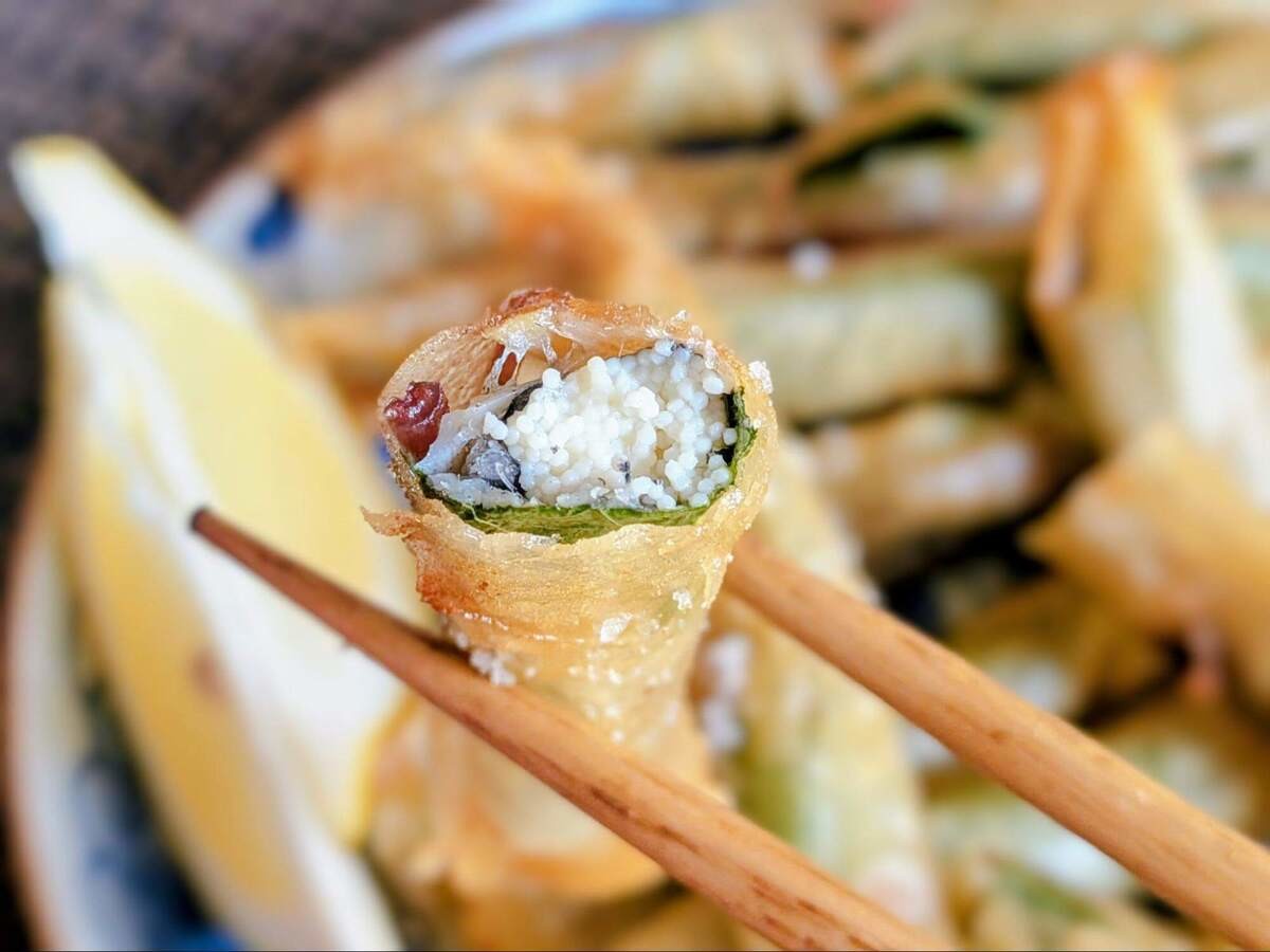 DAIGOも台所「ししゃもの和風春巻き」