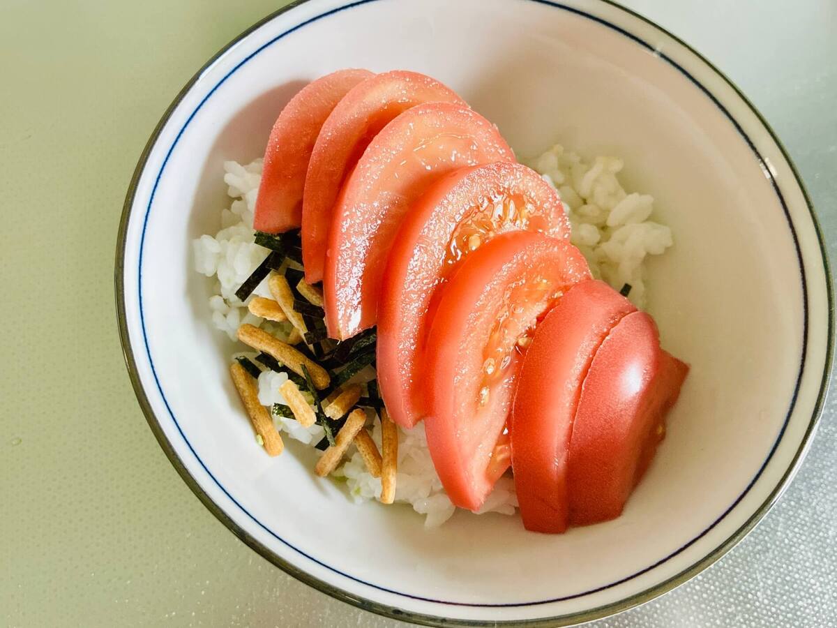 冷やしトマト茶づけ