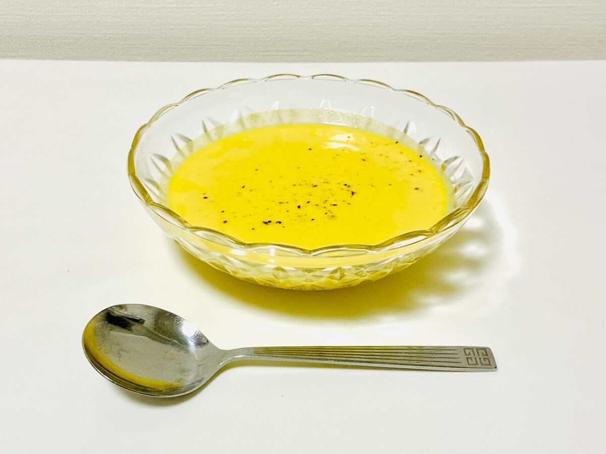 『ZIP!』で紹介された「カボチャとショウガの冷製スープ」