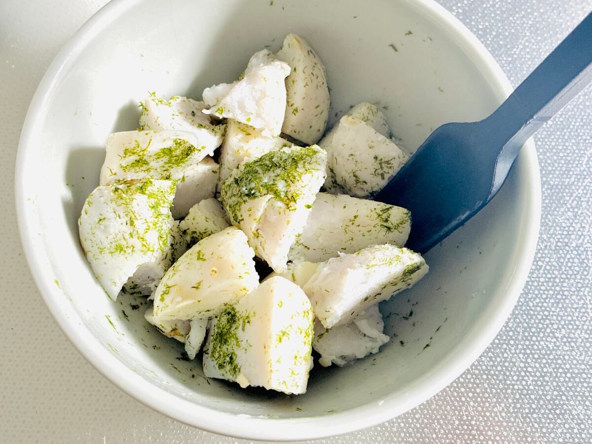 「里芋の青のりバター」のレシピ