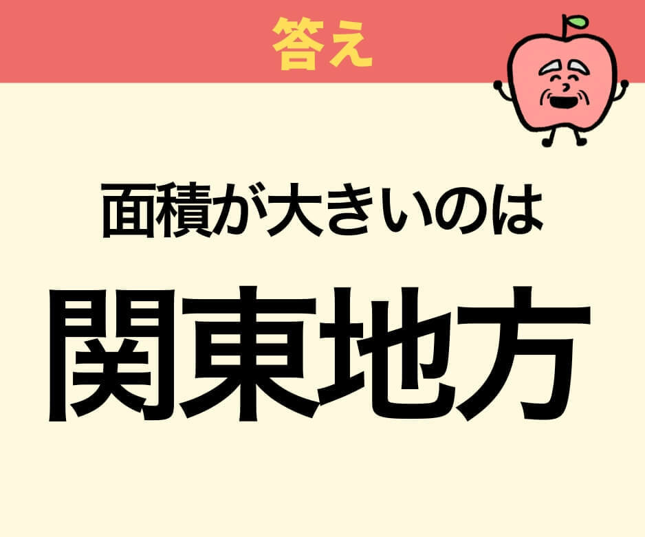 関東と関西、どっちが大きい？