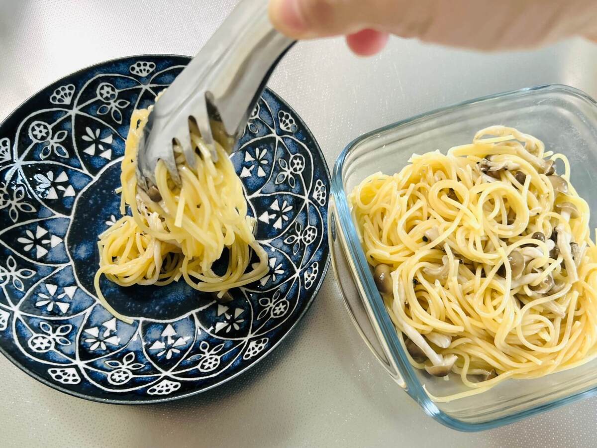 ミツカン公式「きのこのレンチンパスタ」のレシピ