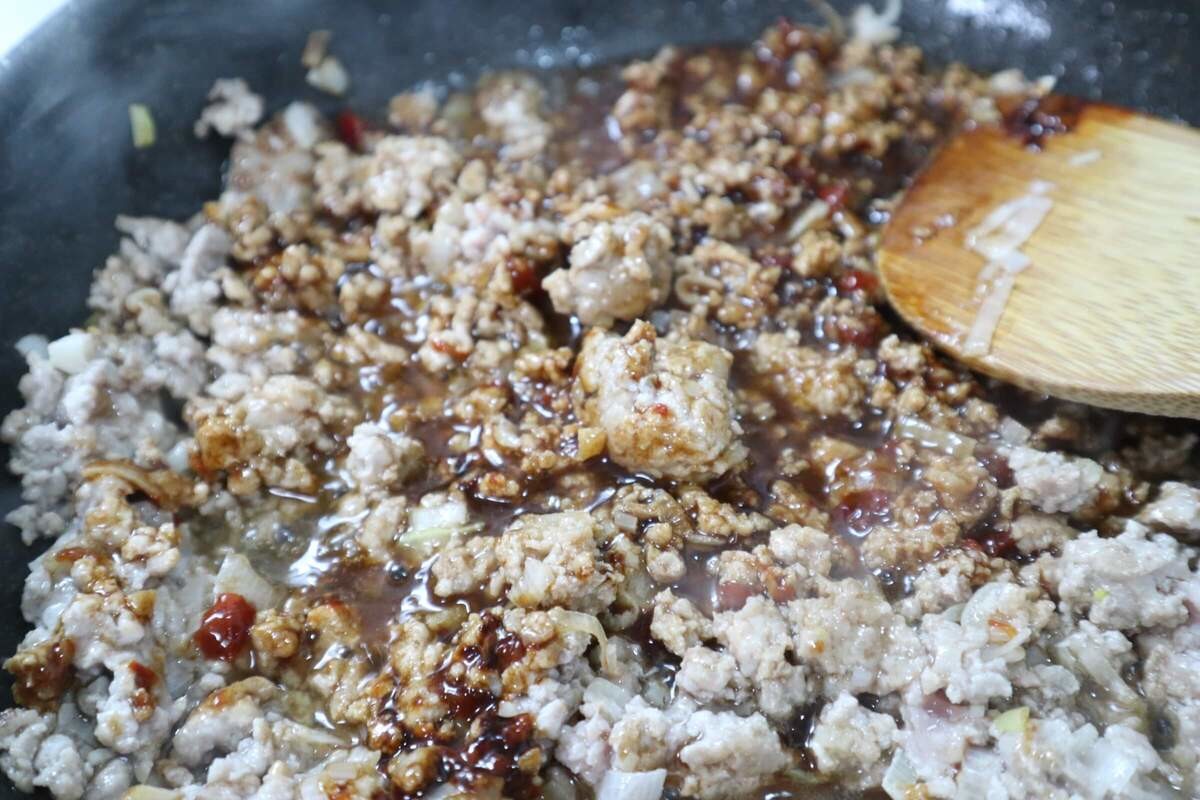 「クリーミー麻婆うどん」のレシピ