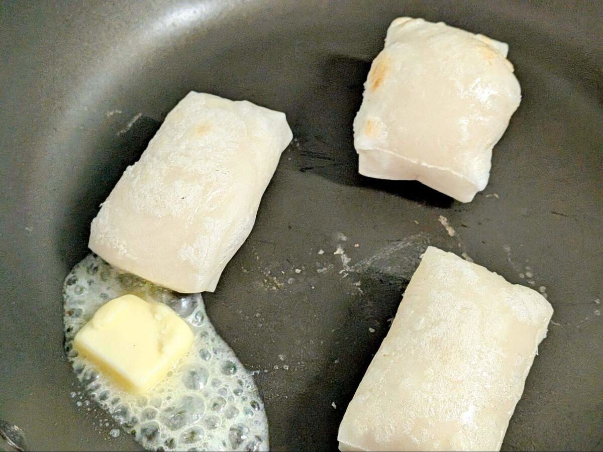 笠原将弘さん「お餅のバター焼き のりねぎソース」のレシピ