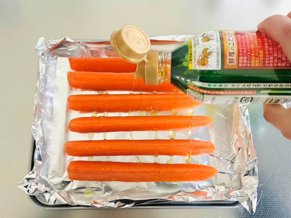 にんじんのトースター焼き