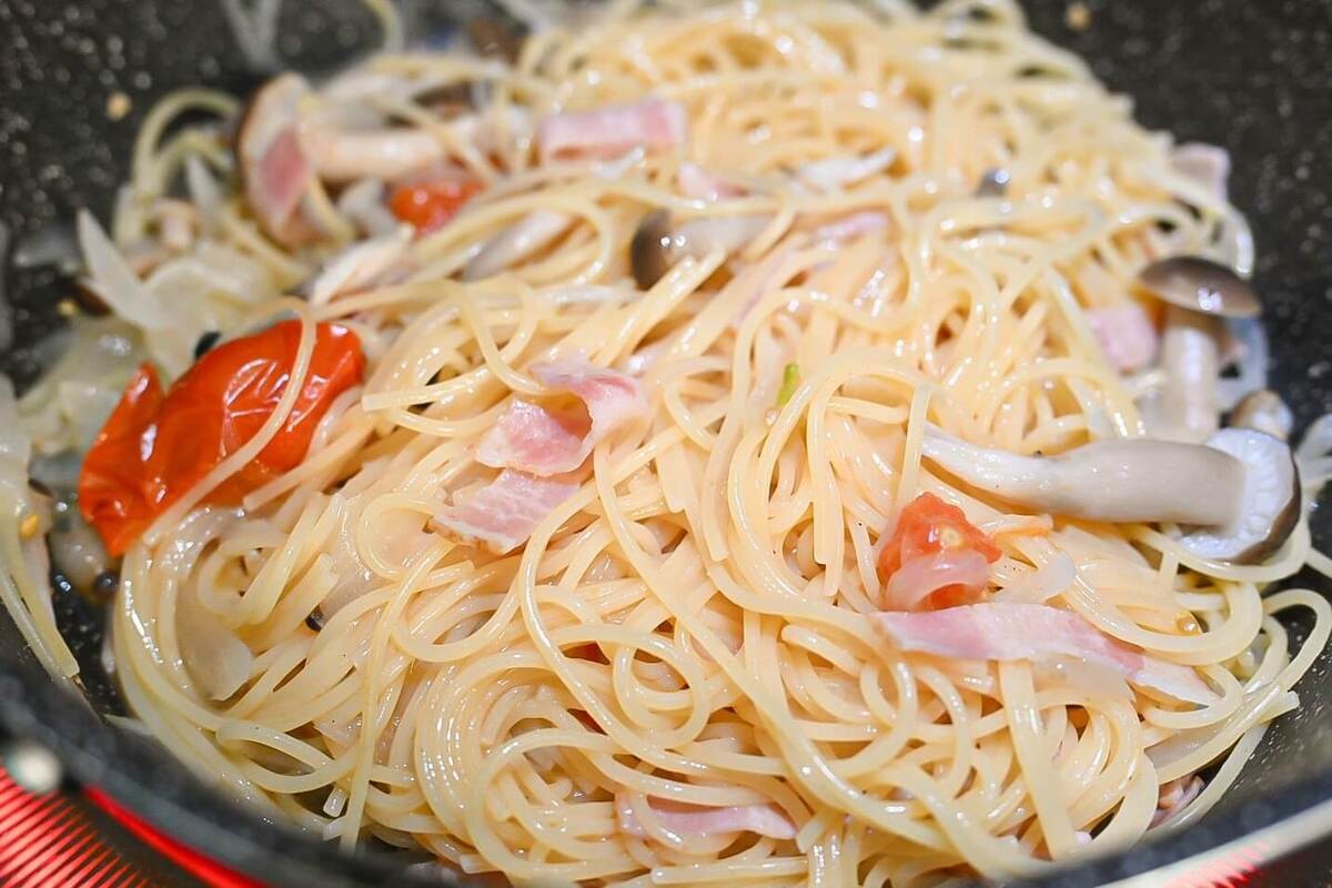 「お鍋1つでお手軽!うま塩スープパスタ」のレシピ