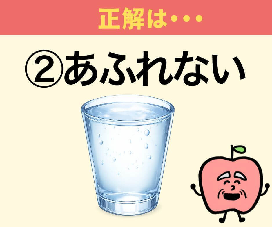 コップの氷が溶けるとどうなる?